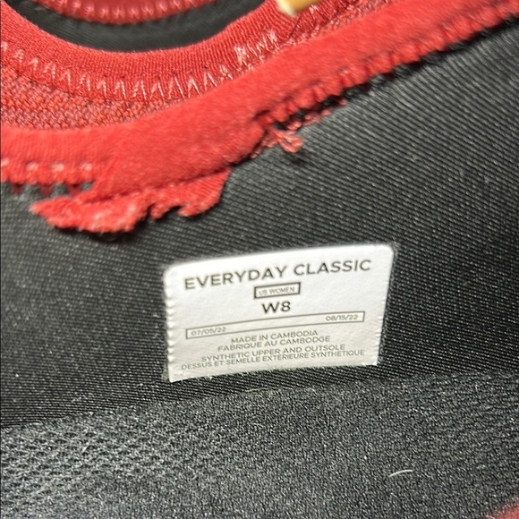 Vessi Maple Red on Off White Women’s Everyday Classic - Picture 12 of 15